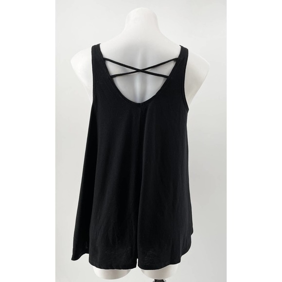 𝅺disney Mickey Mouse Blk Tank Top Sz M 7-9 - Picture 2 of 5